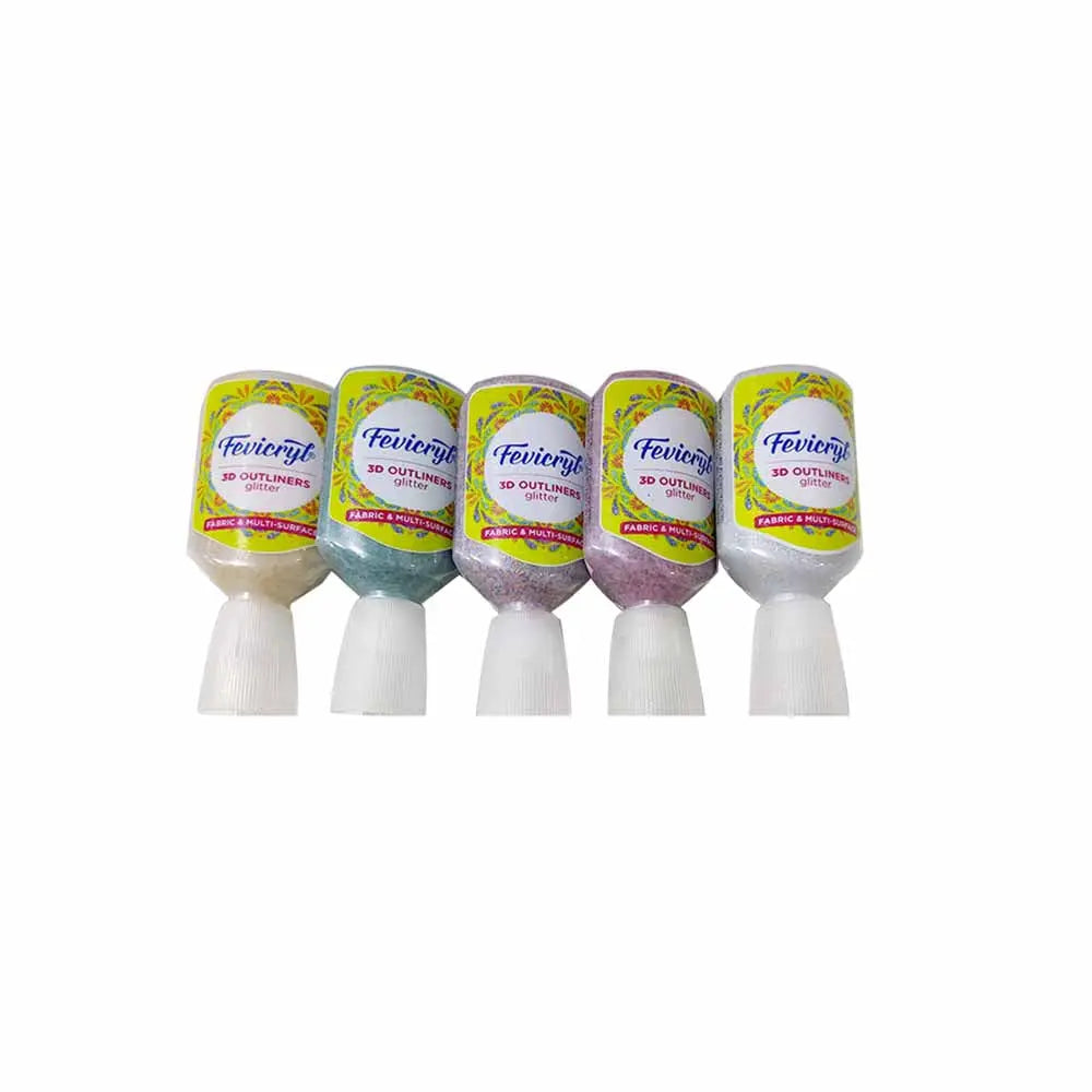 Fevicryl 3D Outliners glitter fabric paint