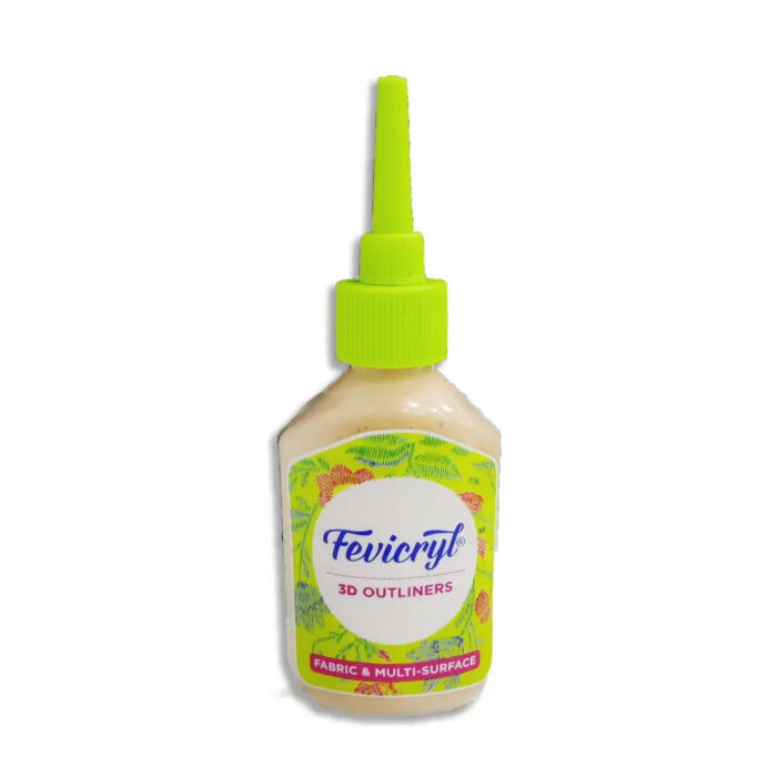 Pidilite Fevicryl 3D Outliners Pearl Metallic (Loose Colours) - Image 2