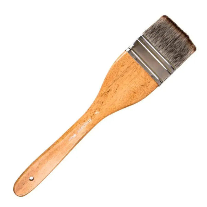 STATIONERIE Artists Hake Flat Watercolour Brush for Watercolor Pottery Painting Arts - Image 3