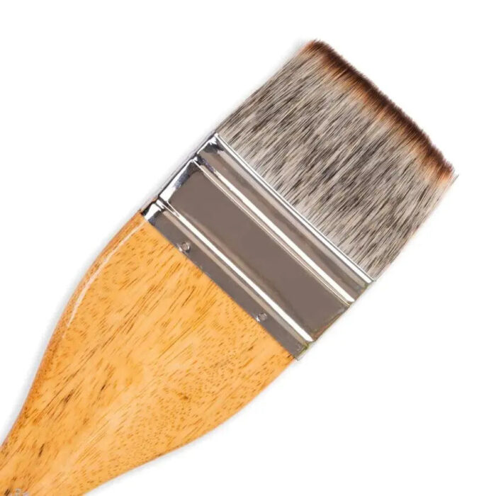 STATIONERIE Artists Hake Flat Watercolour Brush for Watercolor Pottery Painting Arts - Image 4