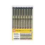 Sakura Pigma Micron Pen Colourful Ink Set of 8