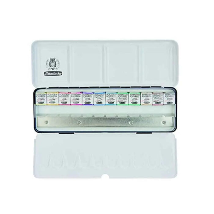 Schmincke Horadam Aquarell Limited Edition Half-Pan - Pearl Metallic Set Of 12 - Image 1