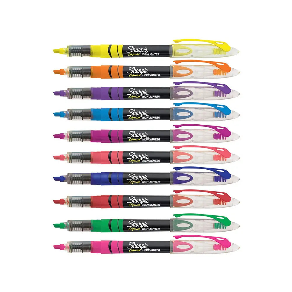 Sharpie Highlighter Assorted 10 Colour Set