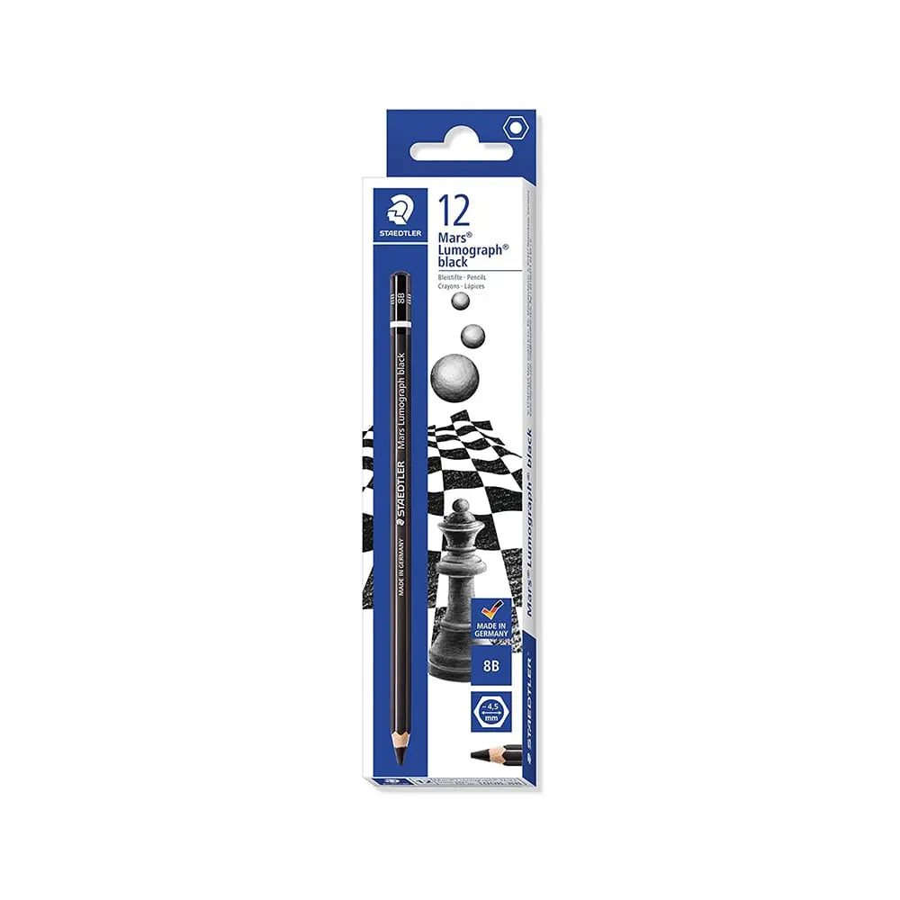 Staedtler Mars Lumograph 6B Black Pencil Pack Of 12