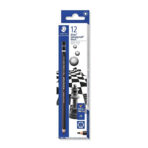 Staedtler Mars Lumograph 6B Black Pencil Pack Of 12 - Image 9