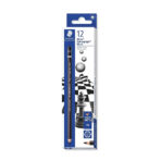 Staedtler Mars Lumograph 6B Black Pencil Pack Of 12 - Image 10