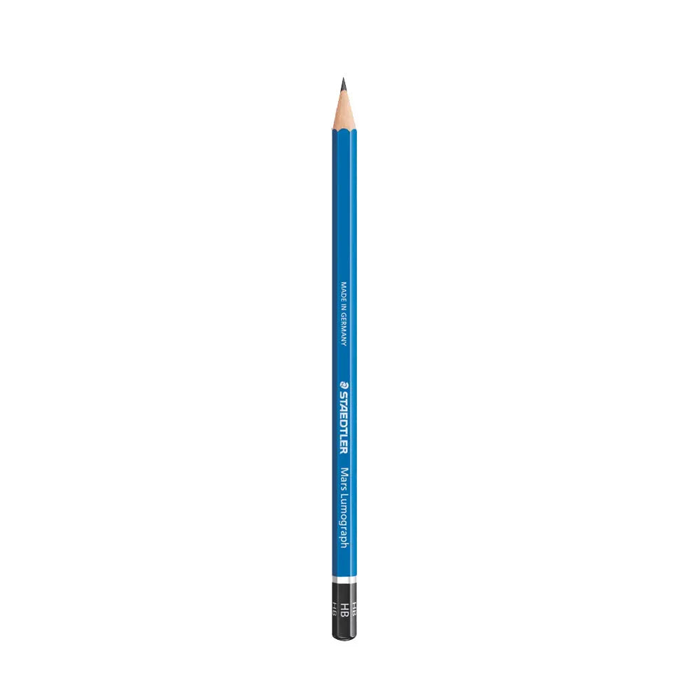 Staedtler Mars Lumograph Pencils| Shading and Sketching(Loose) arranged neatly, showcasing their various degrees for shading and sketching.