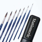 Stationerie Aqua Pro Round Set of 7 - Vegan Synthetic Kolinsky Edition - Image 2