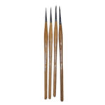 Stationerie Handcrafted Signature Synthetic Round Liner Set Of 4 (Short Liner) - Image 3