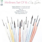 Stationerie Miniliners Set Of 16 Candy Edition