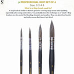 Stationerie Professional Mop Set Of 4 Vegan Matte Edition - Image 2