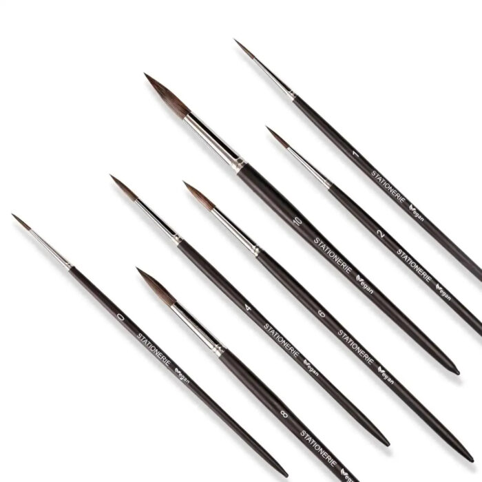 Stationerie Signature Synthetic Handmade Round Set Of 7 - Image 2