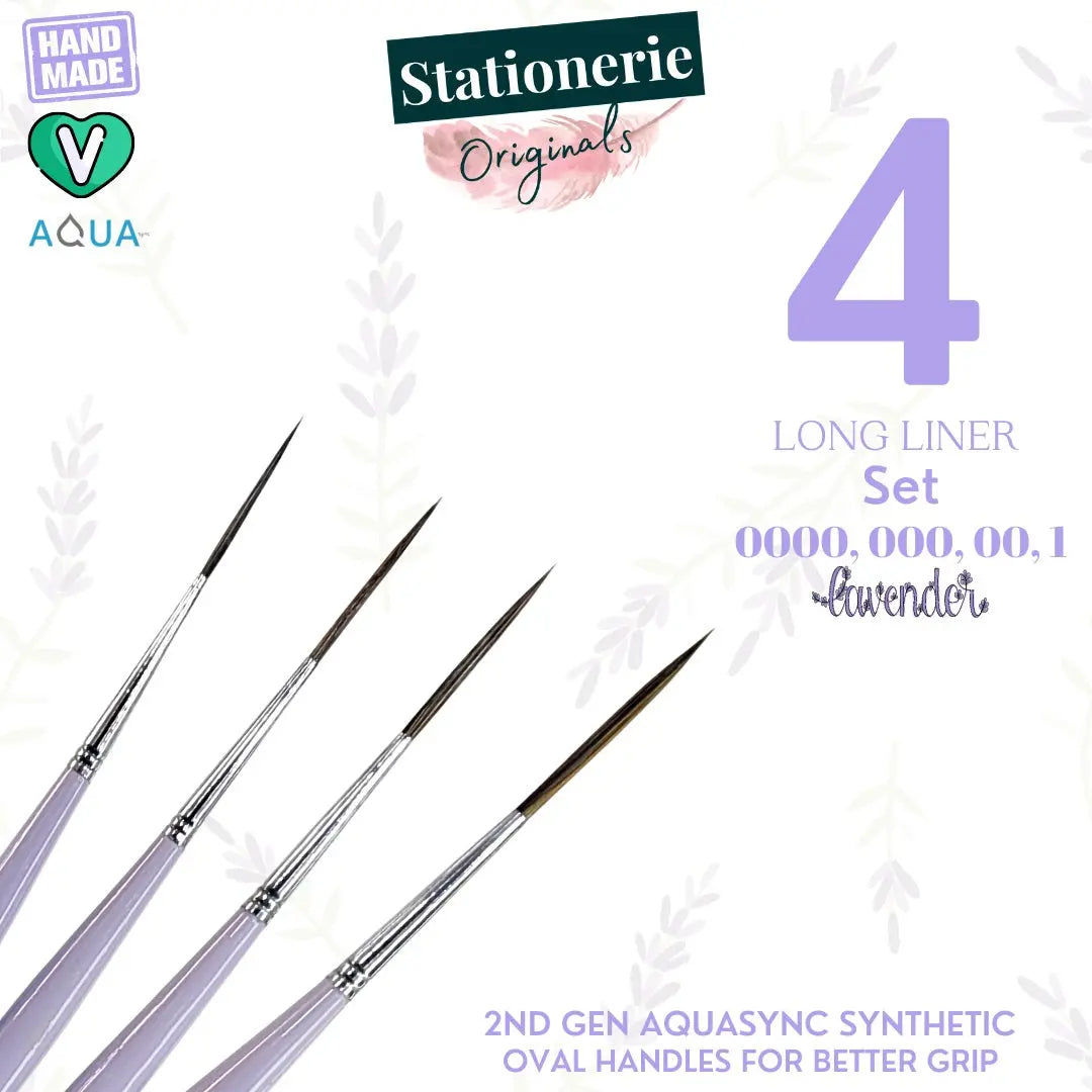 Stationerie-Signature-Vegan-Handmade-Long-Bristle-Liner-Set-Of-4-_2nd-Gen_-Stationerie-1691824581294.jpg Stationerie Signature Vegan Handmade Long Bristle Liner Set Of 4 (2nd Gen) - Image 1
