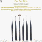 Stationerie Ultra Mini Pint Set Of 6 Phantom Matte Black Edition - Image 2