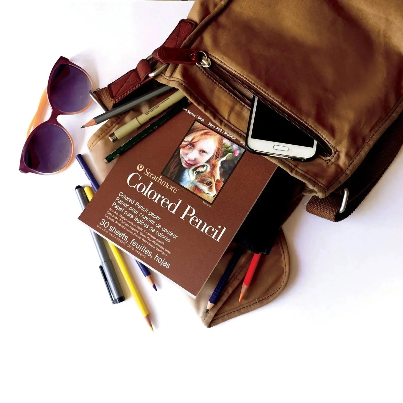 Strathmore 400 Series Colored Pencil Paper,30 SHT,163 GSM - 6"x 8"(477-6) - Image 3