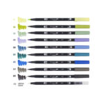 Tombow Dual Brush Pen Art Markers, Landscape, 10-Pack