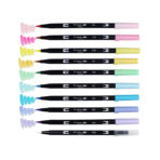 Tombow Dual Brush Pens Colour Set - Pastel Palette