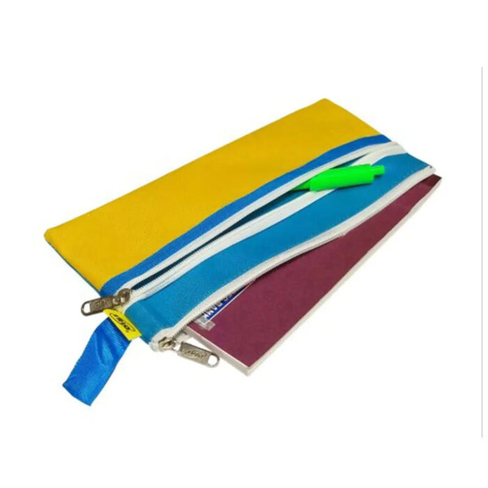 Trio Fruity Zip Pouch for Pen Pencil Case, Stationery Storage Bags, Cosmetic Pouch - Image 3