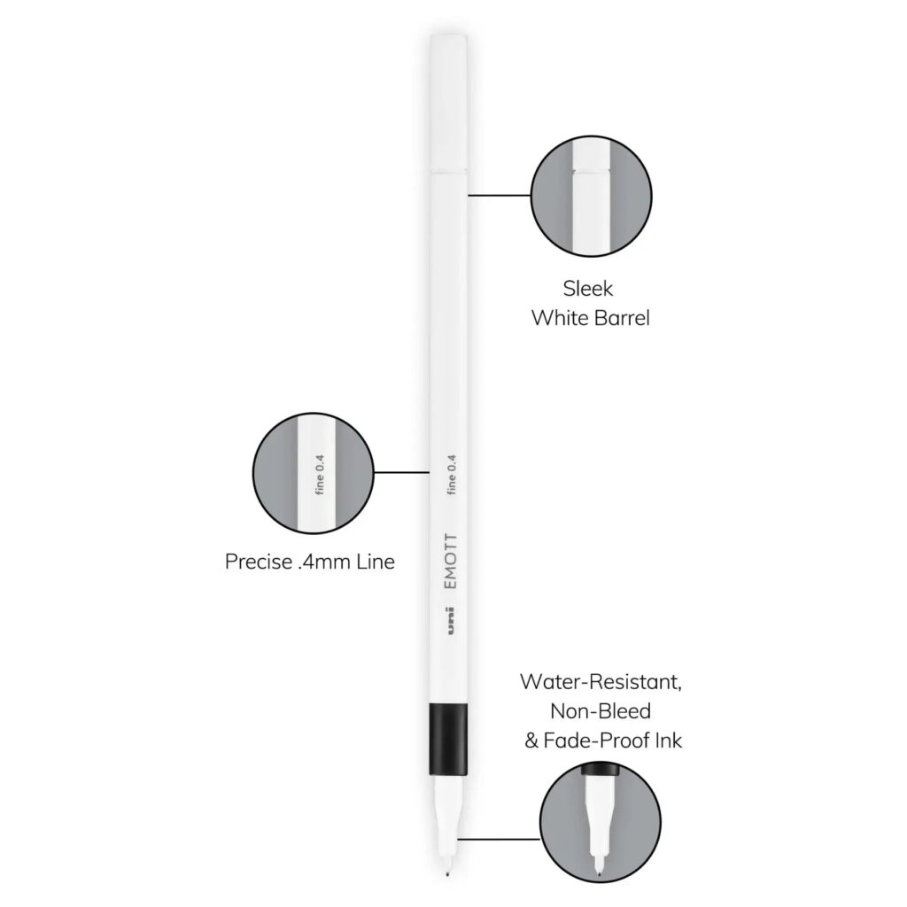 Uniball EMOTT Water Based Pen 40 Colors