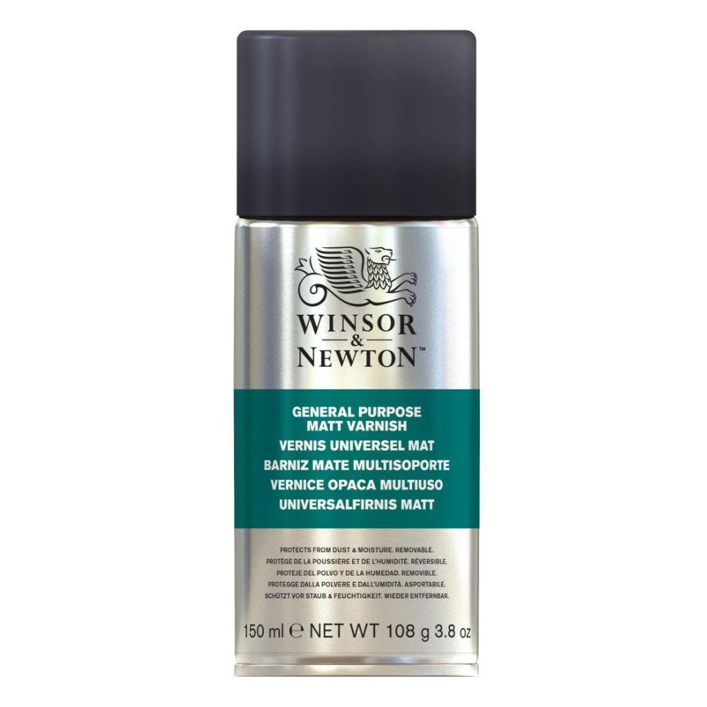 WNalv150 Winsor & Newton General Purpose Matt Varnish Spray - 150 ML - Image 1