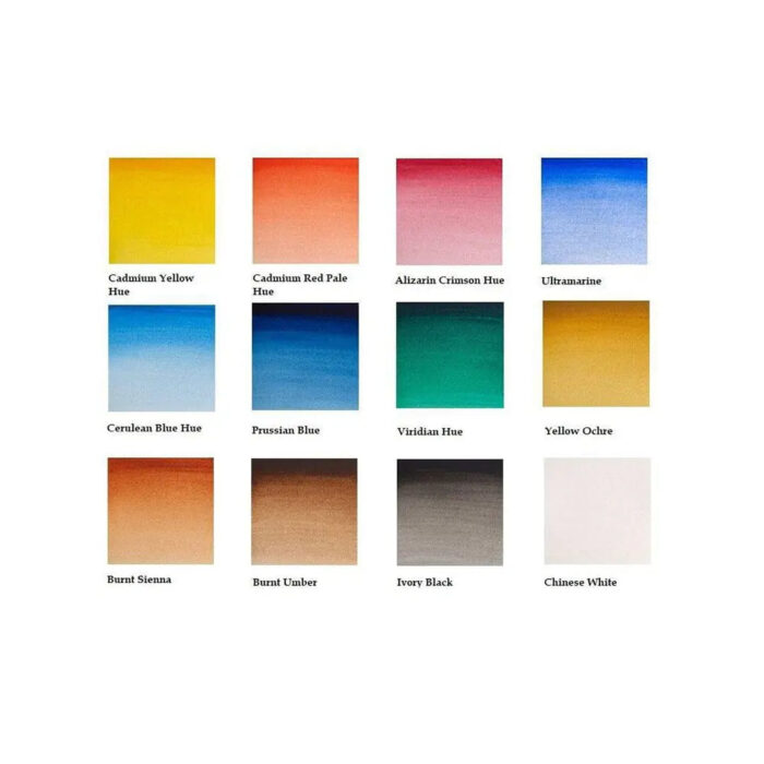 Winsor & Newton Cotman Water Colours - 12×8ml Tubes Set - Image 2