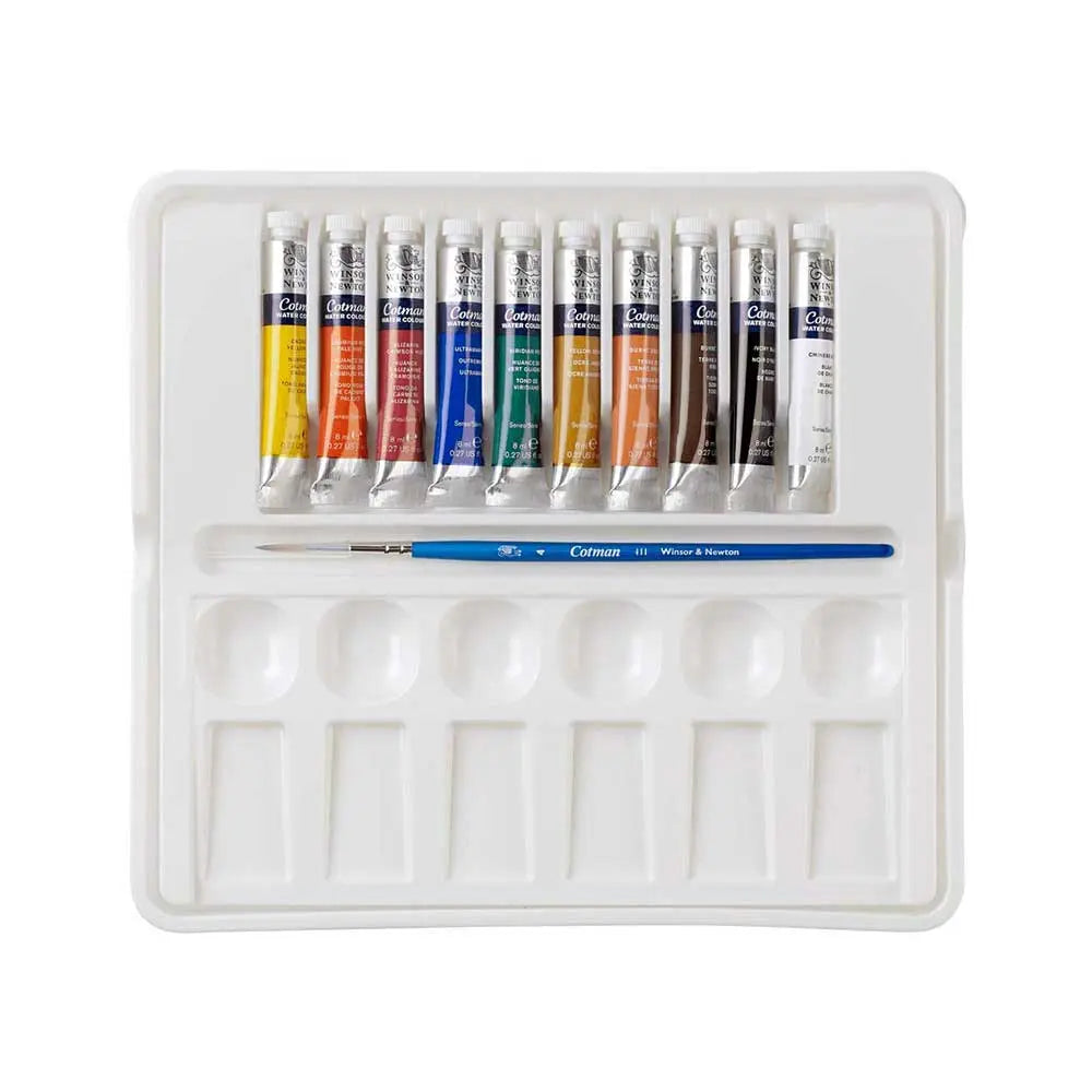 Winsor-_-Newton-Cotman-Water-Colours-Palette-Set-10-x-8ml-Tubes-Winsor-_-Newton-1667665735.jpg Winsor and Newton Cotman Water Colours Palette Set - 10 x 8ml Tubes - Image 1