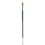W&N Winton Hog Bristle Brush Flat Long Handle - Image 2