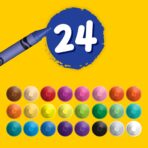 Crayola Ultra-Clean Washable Crayons Set of 24 - Image 5