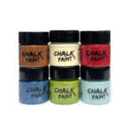 iCraft Chalk Paint Mini Starter Pack of 6 (Basic shades) - Image 8