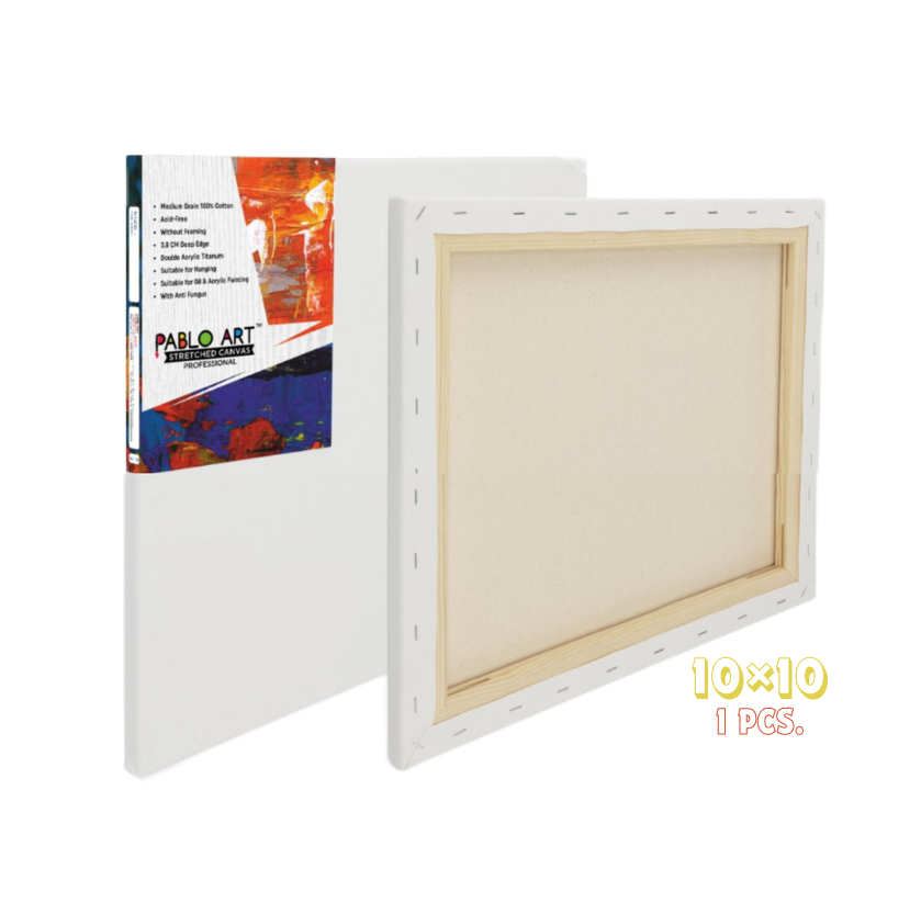 10×10.png Pablo Art 10×10 Stretched Canvas Board,Small Canvas for Art Projects