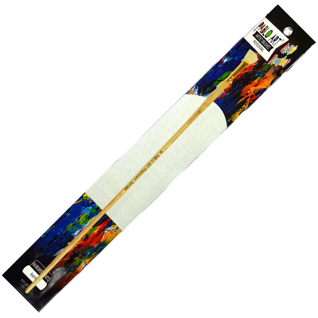 2-5.png Pablo Art Artists Premium Fan hog Brush Size 0 - Image 1