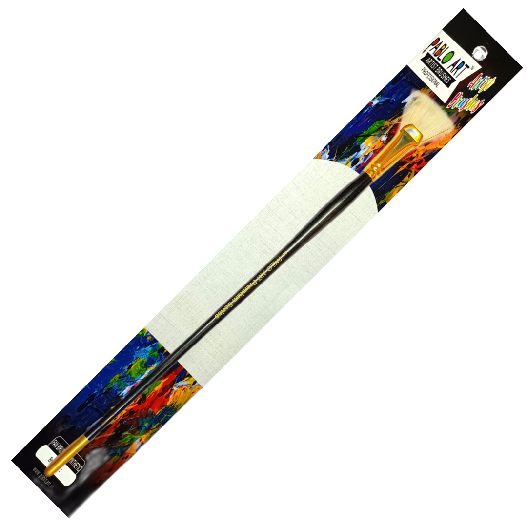 8-4.png Pablo Art Artists Premium Fan hog Brush Size 8 - Image 1