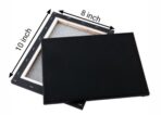 Pablo Art 8×10 Black Stretched Canvas Board - Image 2