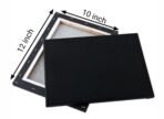 Pablo Art 10×12 Black Stretched Canvas Board - Image 2