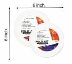 Pablo Art 6 inch Round Canvas Board A Creator’s Dream Surface - Image 2