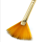 Pablo Art Artists Premium Fan Synthetic Brush Size 0 - Image 3