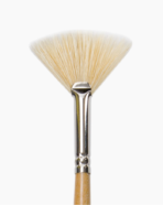 Pablo Art Artists Premium Fan hog Brush Size 4 - Image 4