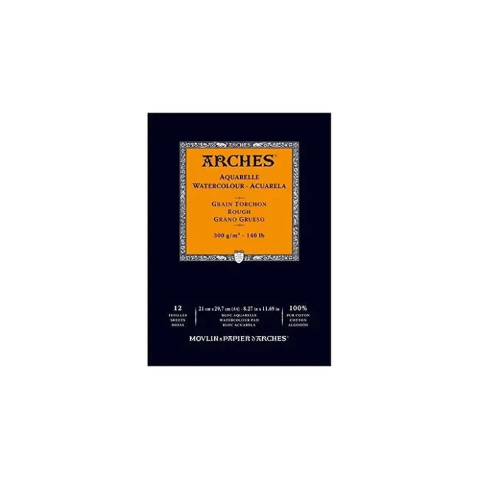 Arches Watercolour WHNA Sheet Pad 300GSM ,100% Cotton-12 SHT - Image 5