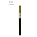 Parker Latitude Matte Metallix Roller Ball Pen with Gold Trim – Blue - Image 3