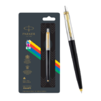 Parker Jotter Standard Ball Pen Gold Trim Black