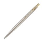 Parker Classic Stainless Steel Gold Trim Ball Pen - Image 2