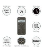 Casio FX-100MS 2nd Gen Non-Programmable Scientific Calculator, 300 Functions and 2-line Display - Image 2