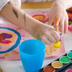 Round Stencil Sponge Wooden Handle Foam Brush Set Painting Tools 5 Pcs - Image 4