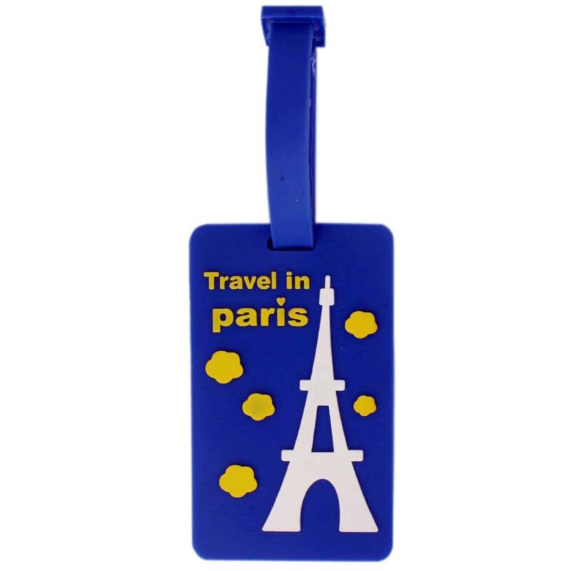 Silicone Luggage Tag | Travel In Paris
