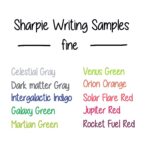 Sharpie Fine Point Permanent Markers Cosmic Color 12 Colour Set - Image 2