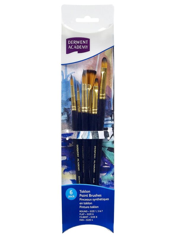 Taklon Small Brush Set for fine detail painting