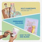 Fevicryl Acrylic Colours Pastel Kit | 10 Colours x 15 ml - Image 5