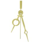 Jags Clock Hands 3 Inch Gold