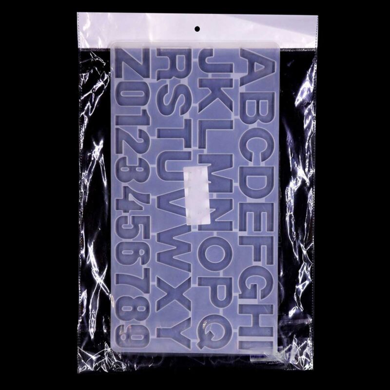 Alphabet and Number Resin Molds