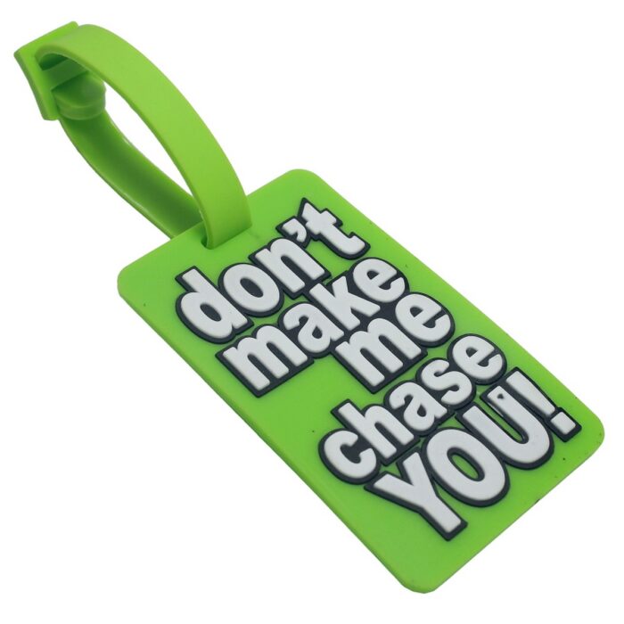 Jags Silicone Luggage Tag | Don't Make Me Chase You - Image 2